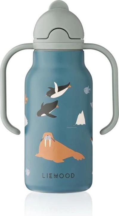 Produktbild Liewood Trinkflasche Kimmie aus Stahl Arctic Sea Ocean View