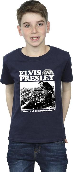Immagine prodotto Elvis A Heartbreaker Maglietta Ragazzi (152, 158)