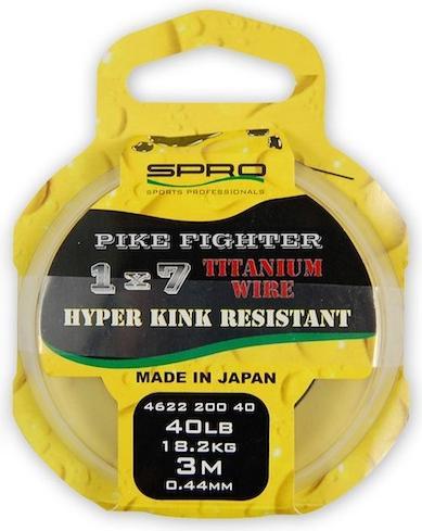 Image du produit Spro Matériau du bas de ligne Pike Fighter Titanium Wire (13.60 kg, 0.38 mm)