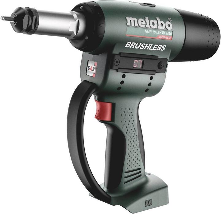 Immagine prodotto Metabo Pistola per dadi a rivetto a batteria da 18 Volt (Batteria ricaricabile)