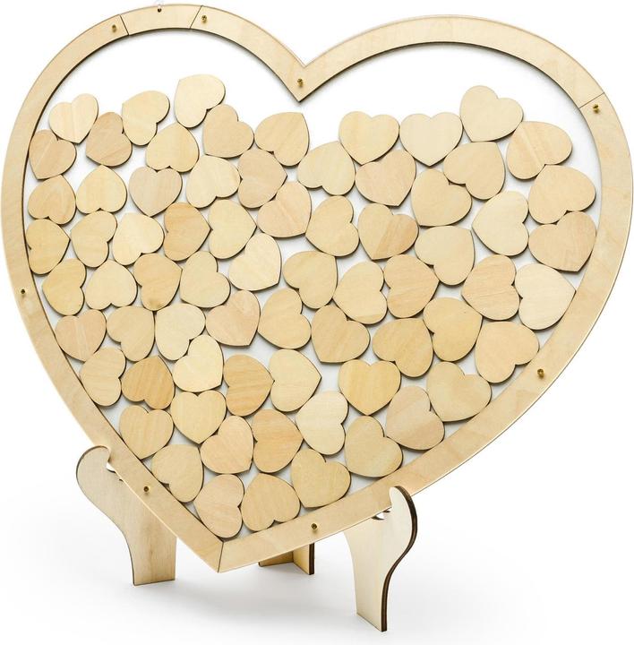 Immagine prodotto Partydeco Libro degli ospiti - Cornice a cuore