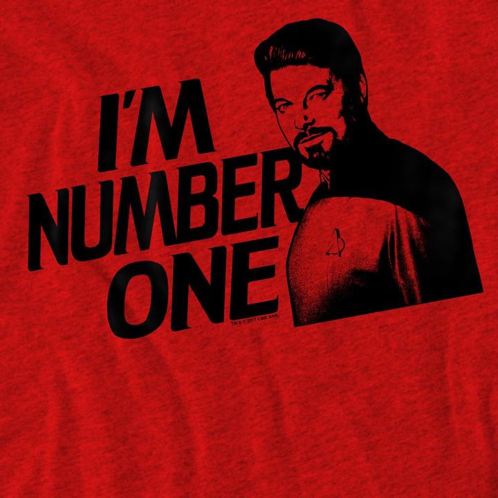 Actual product image Unisex Adult I'm Number One T-Shirt (L)