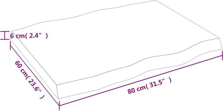 Produktbild VidaXL Chaim (80 x 60 x 6 cm)