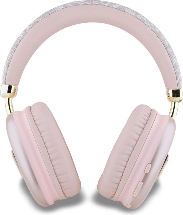 Actual product image Guess PU Leather 4G Triangle Logo Bluetooth Stereo Headphone Pink (32 h, Wireless)