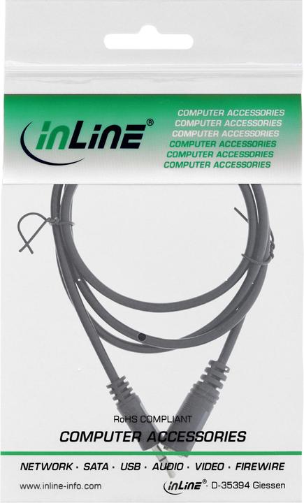 Actual product image InLine Jack extension (1.50 m, 3.5mm jack (AUX))