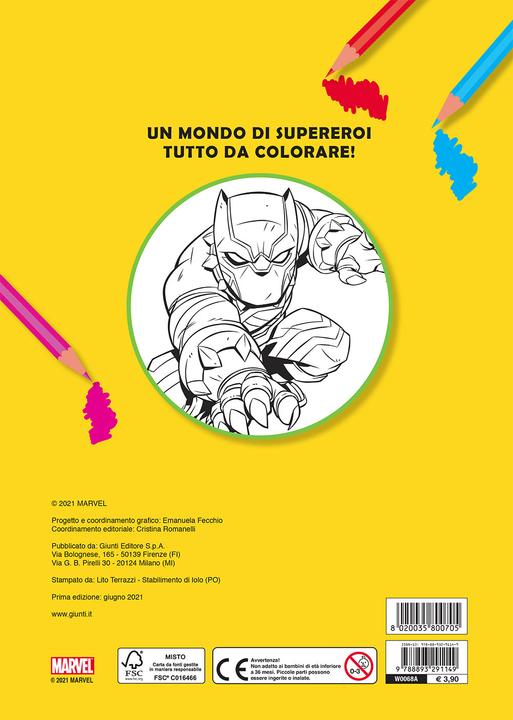 Produktbild Primo album da colorare Marvel Super Hero Adventures (Italienisch, Walt Disney)
