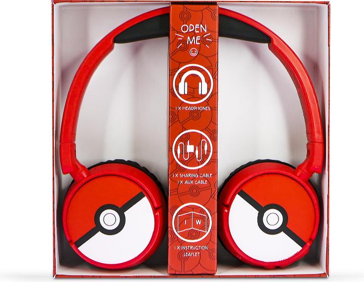 Actual product image OTL Bluetooth Headset w/Perental Control - Pokemon Pokeball (PK1000)