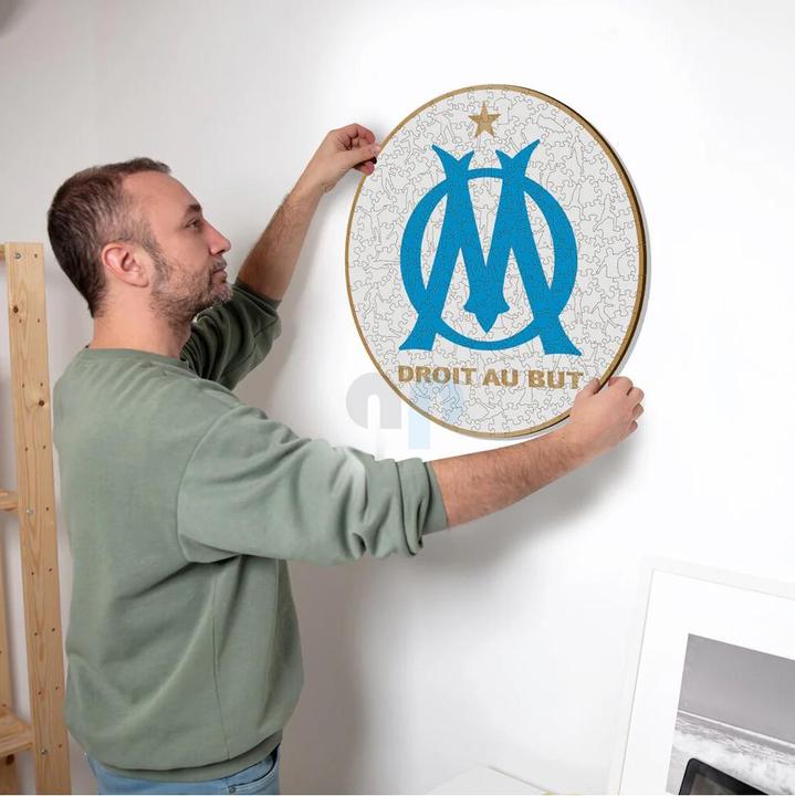 Image du produit Iconic Olympique de Marseille - Logo - Puzzle en bois Taille M (270 pièces) (270 pièces)