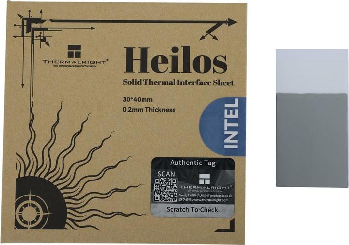 Image du produit Thermalright Helios Intel Thermal pad (0.20 mm, 8.50 W/m K)