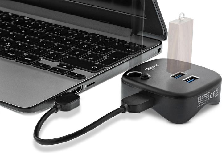 Immagine prodotto InLine Multihub USB 3.0 (USB-A, 2 Porti)