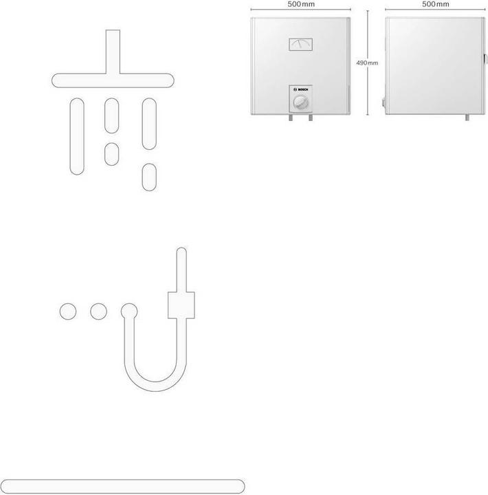 Produktbild Bosch Home Comfort TR3500T 30B Warmwasserspeicher 29l, 2kW, druckfest