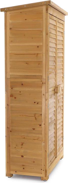 Immagine prodotto Wiltec Casetta da giardino Porta a doghe Legno di abete rosso Tetto in bitume 870x465x1600mm Casetta da