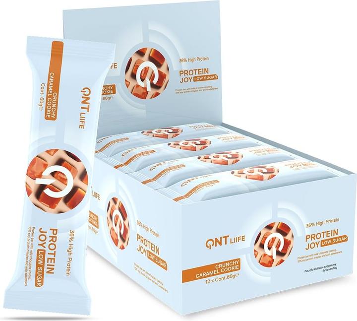 Image du produit QNT Protein Joy Bar 36% (Pâte à cookies au caramel, 12 pcs, 720 g)