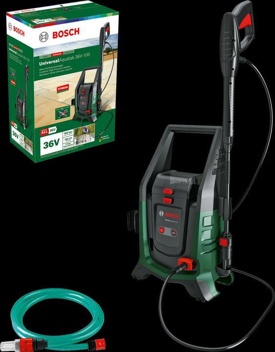 Actual product image Bosch Home & Garden BOSCH UniversalAquatak 36V-100 cordless high-pressure cleaner + accessories (Rechargeable battery operated)