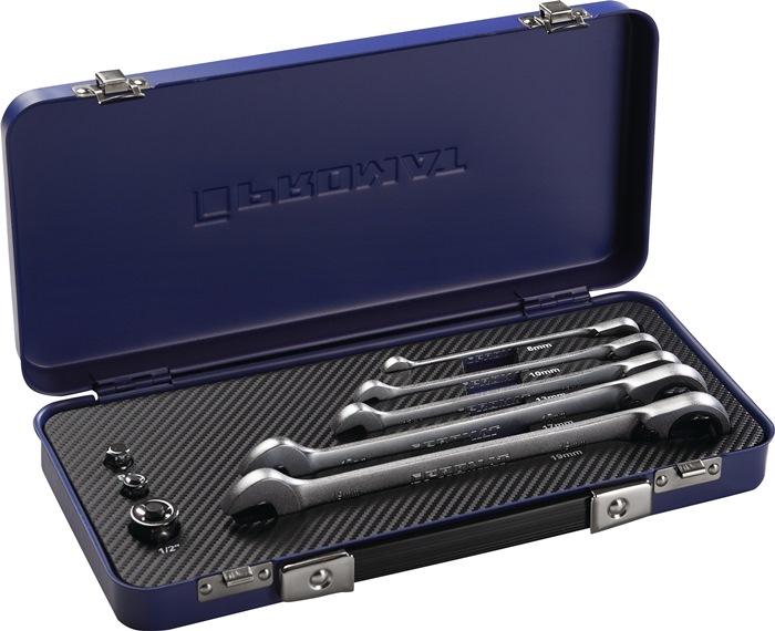 Actual product image Promat Jaw ratchet spanner set (13 mm, 19 mm, 17 mm, 10 mm)
