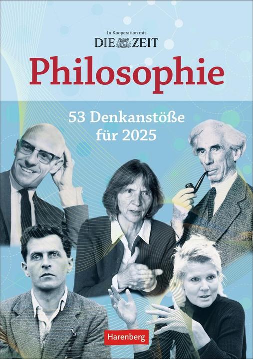 Produktbild Harenberg DIE ZEIT Philosophie Wochen-Kulturkalender 2025 - 53 Denkanstösse für 2025 (Deutsch)
