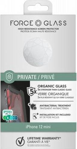 Image du produit Bigben Connected Protection d'écran en verre pour la confidentialité (1 pièce(s), Apple iPhone 12 mini)
