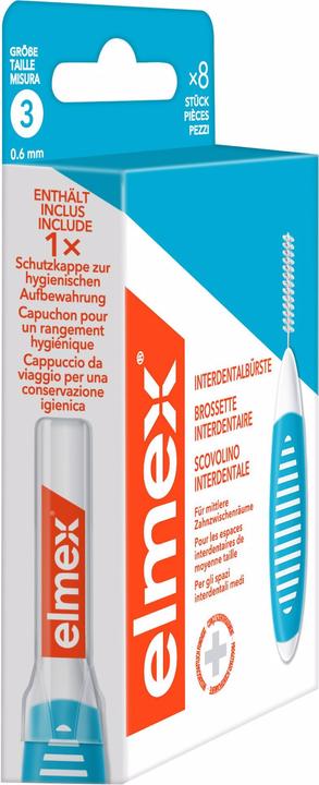 Actual product image Elmex Blue, size 3 (8 x, 3 mm)
