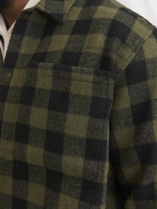 Actual product image Jack & Jones Plus loose fit overshirt Overshirt (6XL)