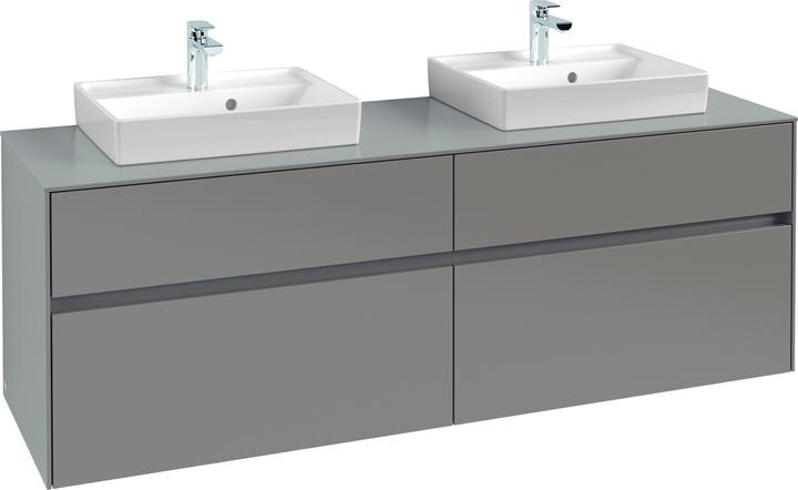 Villeroy & Boch V&B Handwaschbeckenunterschrank COLLARO 1600x548x500mm Glossy White (160 x 50 x 55 cm)