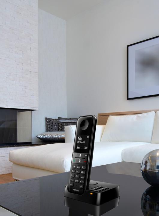 Productafbeelding Philips D4551B - Draadloze telefoon met antwoordapparaat