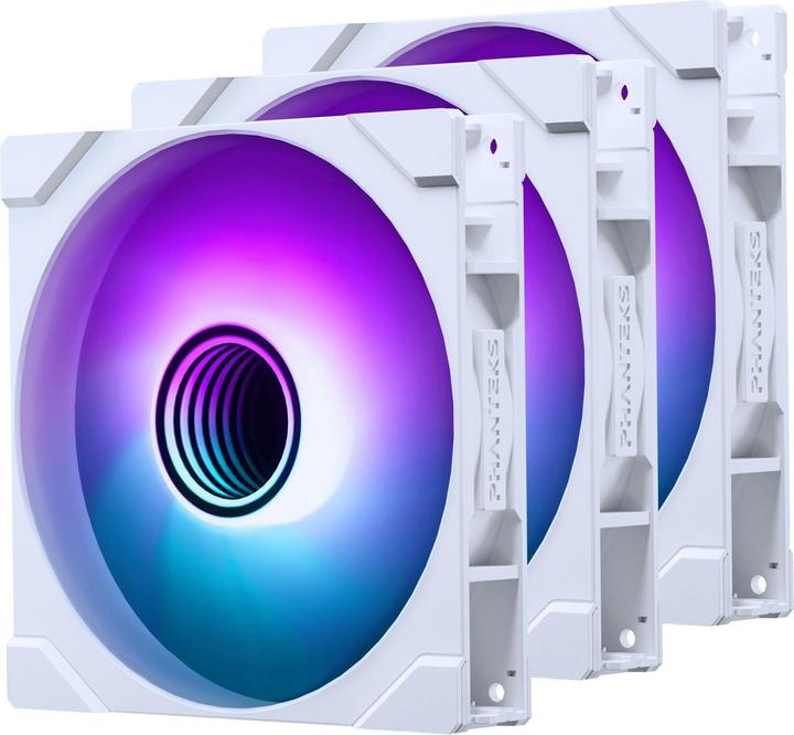 Immagine prodotto Phanteks Ventola M25 Gen2 PWM D-RGB, confezione da 3 - 140 mm, bianca (140 mm, 3 x)