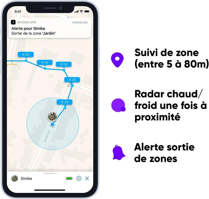 Productafbeelding Invoxia GPS Tracker voor huisdieren (Hond, Kat, Algemeen)