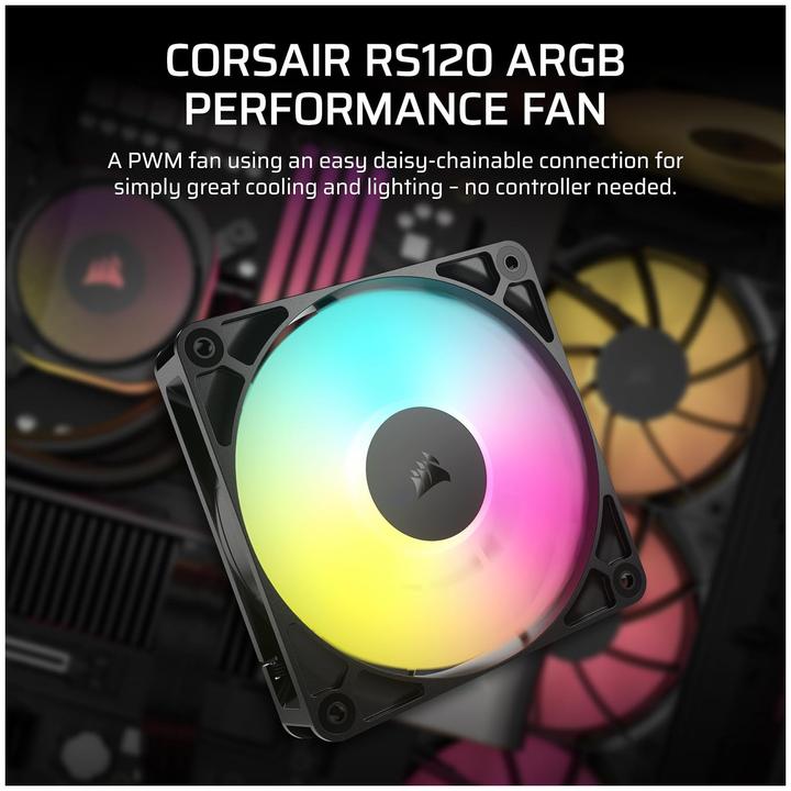 Produktbild Corsair RS120 ARGB (120 mm, 1 x)