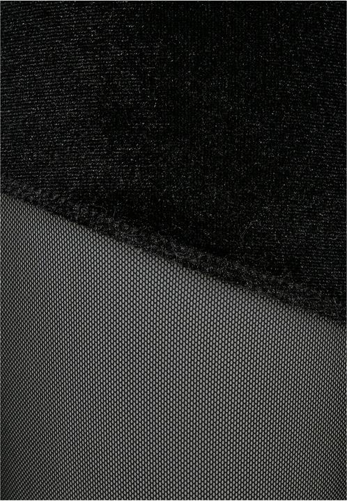 Actual product image Urban Classics Ladies Velvet Tech Mesh Leggings (M)