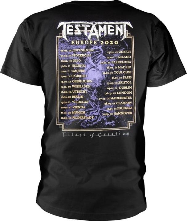 Produktbild Testament Titans Of Creation Europe 2020 Tour (S)