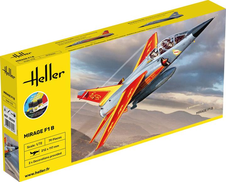 Image du produit Heller STARTER KIT Mirage F1