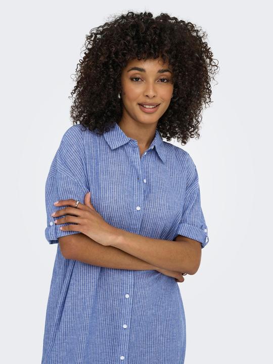 Actual product image JdY Locker geschnitten Hemdkragen Voluminöser Armschnitt Midikleid Kleid (L)