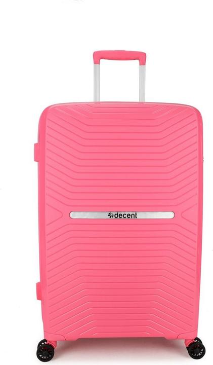 Anständiges Cross -One -PP -Trolley 76 cm - 94 Liter - TSA Slot - Pink (94 l)