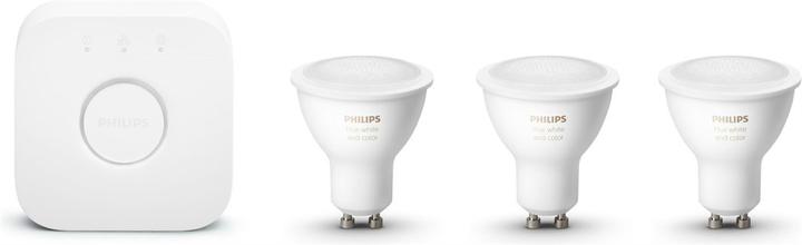 Image du produit Philips Hue Set de démarrage White & Color Ambiance (GU10, 5.70 W, 350 lm, 3 x, G)