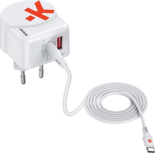 Productafbeelding Skross Euro USB-oplader AC65PD + USB-C kabel (65 W)