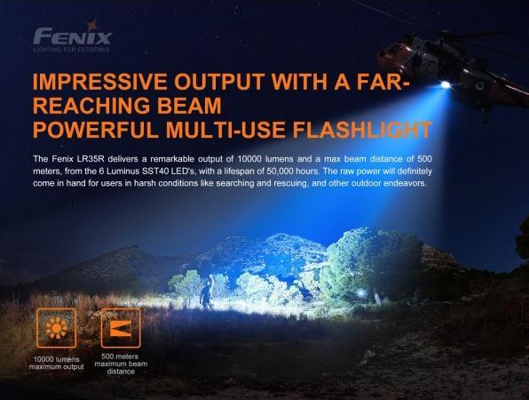 Produktbild Fenix LR35R (14 cm, 10000 lm)