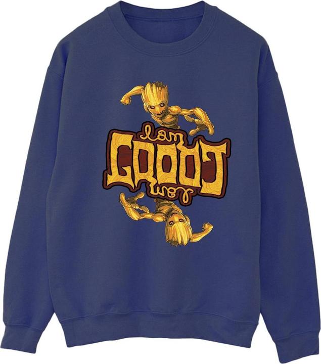 Immagine prodotto Guardians Of The Galaxy Groot Inverted Grain Felpa Donna (XL)