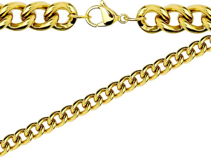 Actual product image Star Piercing Gold-plated chain (Surgical steel 316L, without brass)