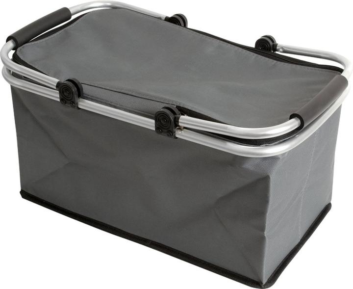 Image du produit Cepewa Panier à provisions thermique, pliable, gris, 30l (30 l)