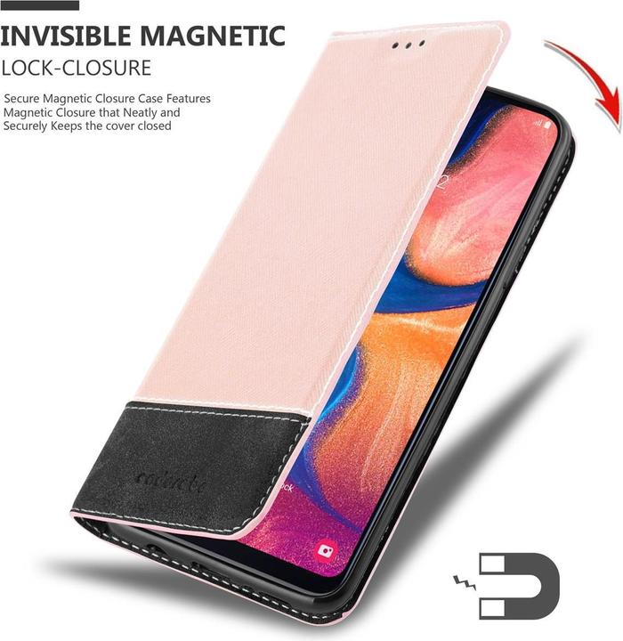 Immagine prodotto Cadorabo X-Wallet Copertura della tuta in ecopelle (Samsung Galaxy A20e, Samsung Galaxy A10e)