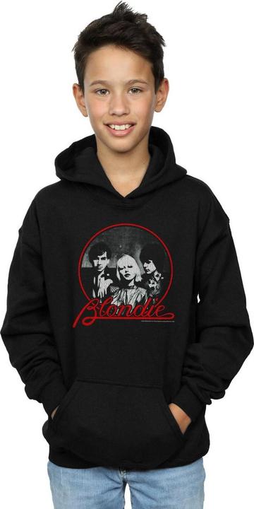 Actual product image Blondie Boys Distressed Circle Hoodie (116)