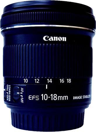 Actual product image Canon EF-S 10-18mm f/4.5-5.6 IS STM (Canon EF-S, APS-C / DX)