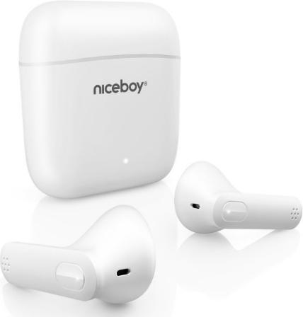 Immagine prodotto Niceboy HIVE Beans White (4 h, Senza fili)