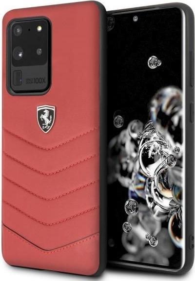 Actual product image Ferrari Hardcase FEHQUHCS69RE S20 Ultra G988 czerwony/red Heritage (Samsung Galaxy S20 Ultra)
