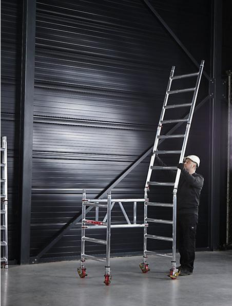 Immagine prodotto Altrex Torre mobile da ponteggio a montaggio rapido MiTOWER (Scaletta multiuso, 120 cm)