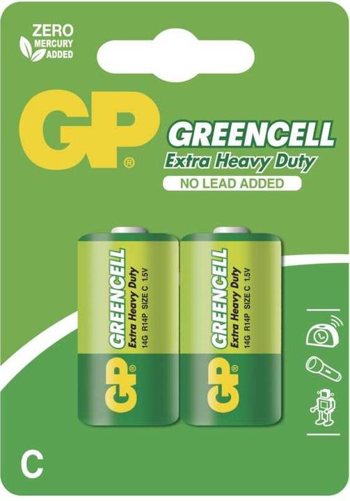 GP Batteries ÉLÉMENT (GP14G, R14) (2 pcs, C)