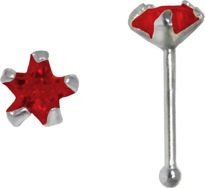 Actual product image Bijouteria Nose piercing (Zirconia, Silver 925)