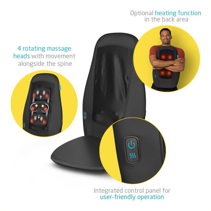 Actual product image Medisana MC-15E Shiatsu massage seat cover by ECOMED