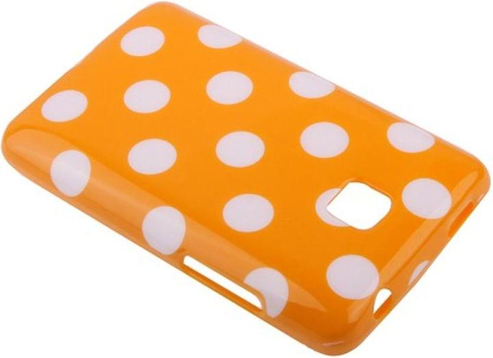 Produktbild König Design Schutzhülle TPU Punkte Case für Handy LG Optimus L3 II / E430 (Optimus L3)