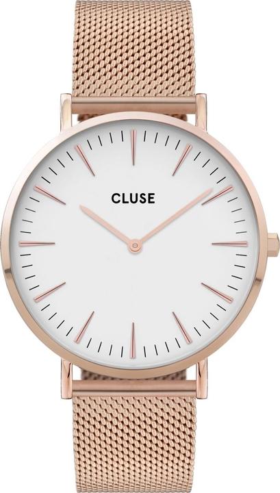 Cluse La Bohème Mesh Rosé (Analoguhr, 38 mm)